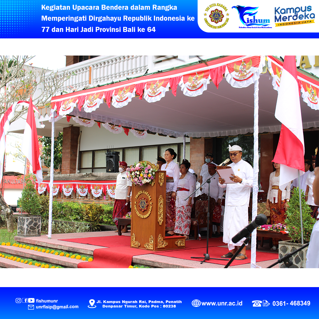 Kegiatan Upacara Bendera Dalam Rangka Memperingati Dirgahayu Republik ...